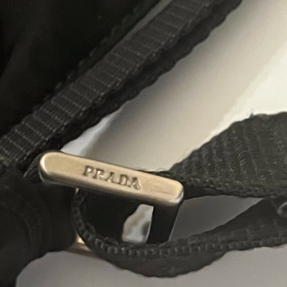 PRADA Black Tessuto Nylon Crossbody Messenger Bag - Picture 8 of 13